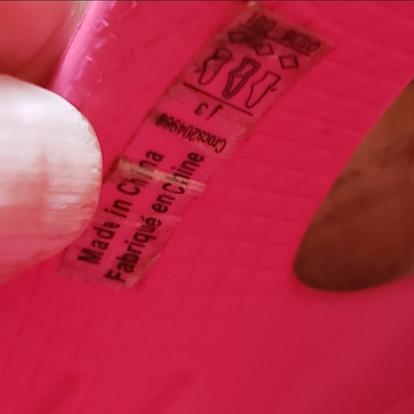 Girls Crocs SWIFTWATER RIVER SANDAL K PARADISE PINK/AMETHYST - size 3 - Picture 5 of 7